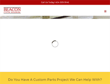 Tablet Screenshot of beaconcustomwoodwork.com